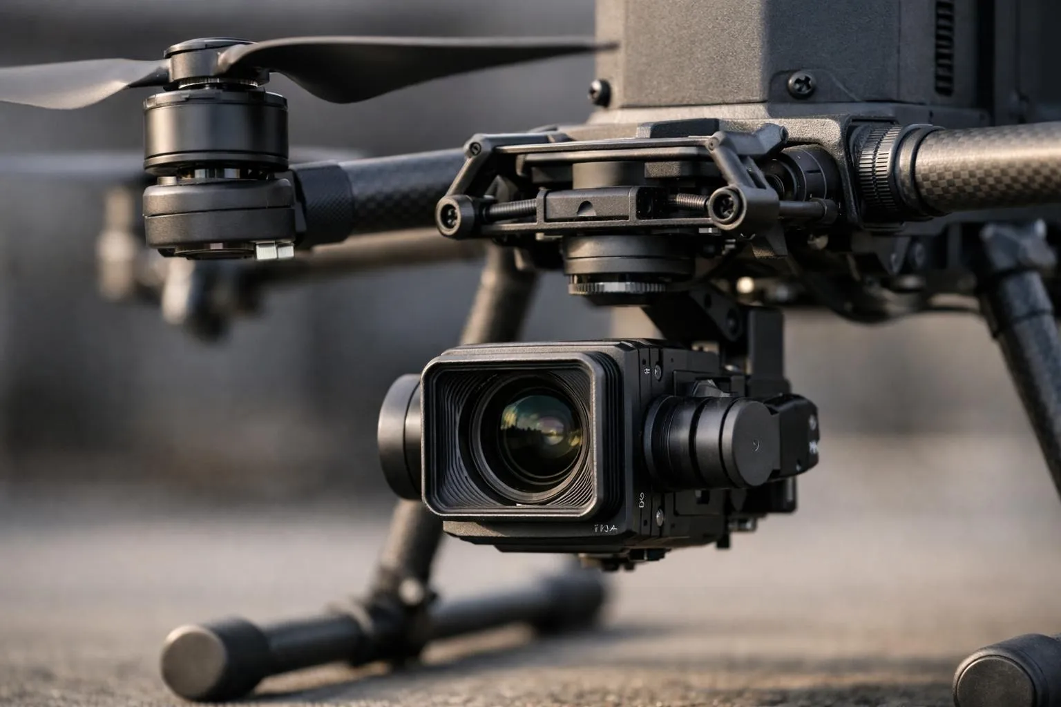 Drone professionnel avec caméra 4K pour vidéos d'entreprise
