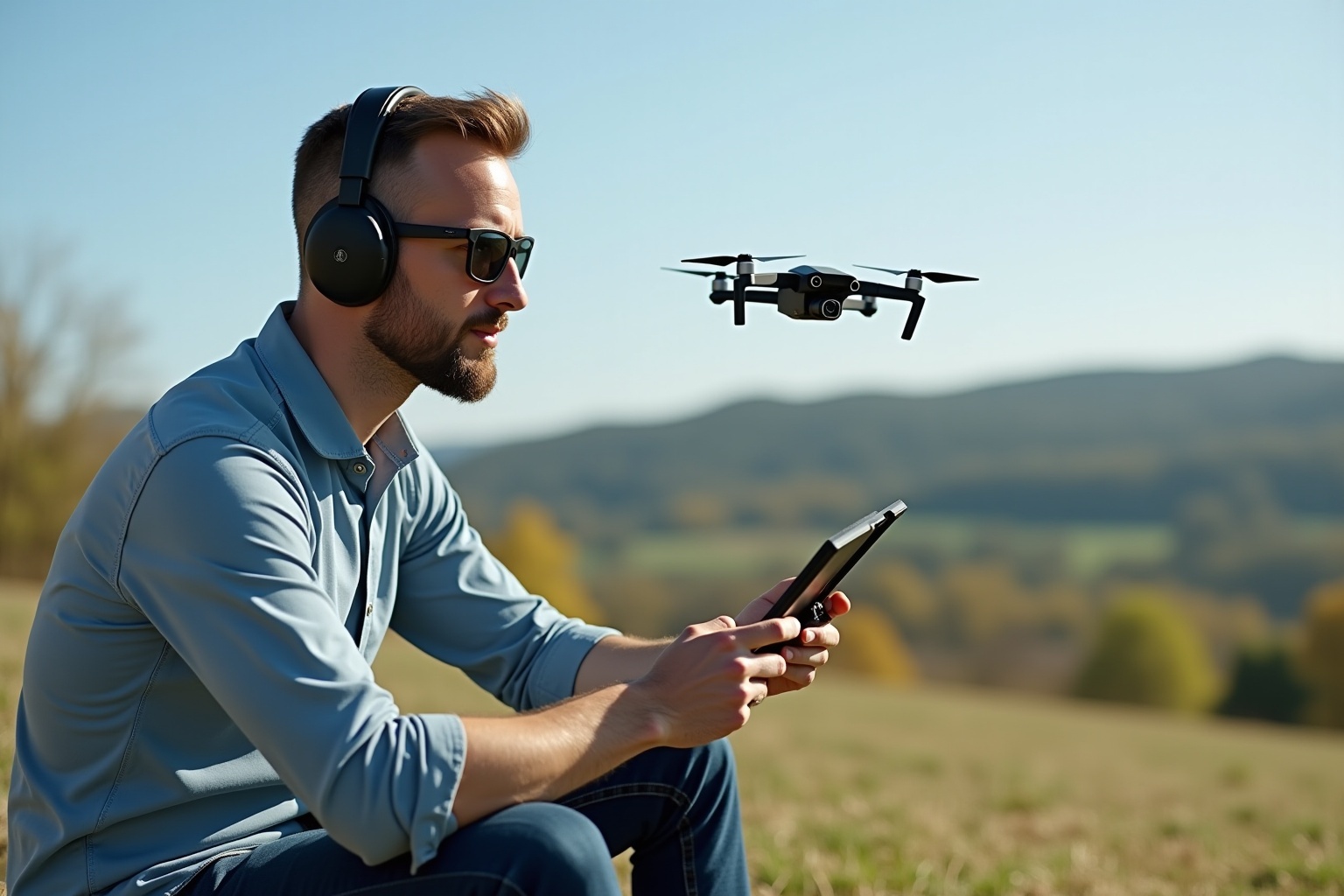 Formation télépilote drone en France, instructeur au travail